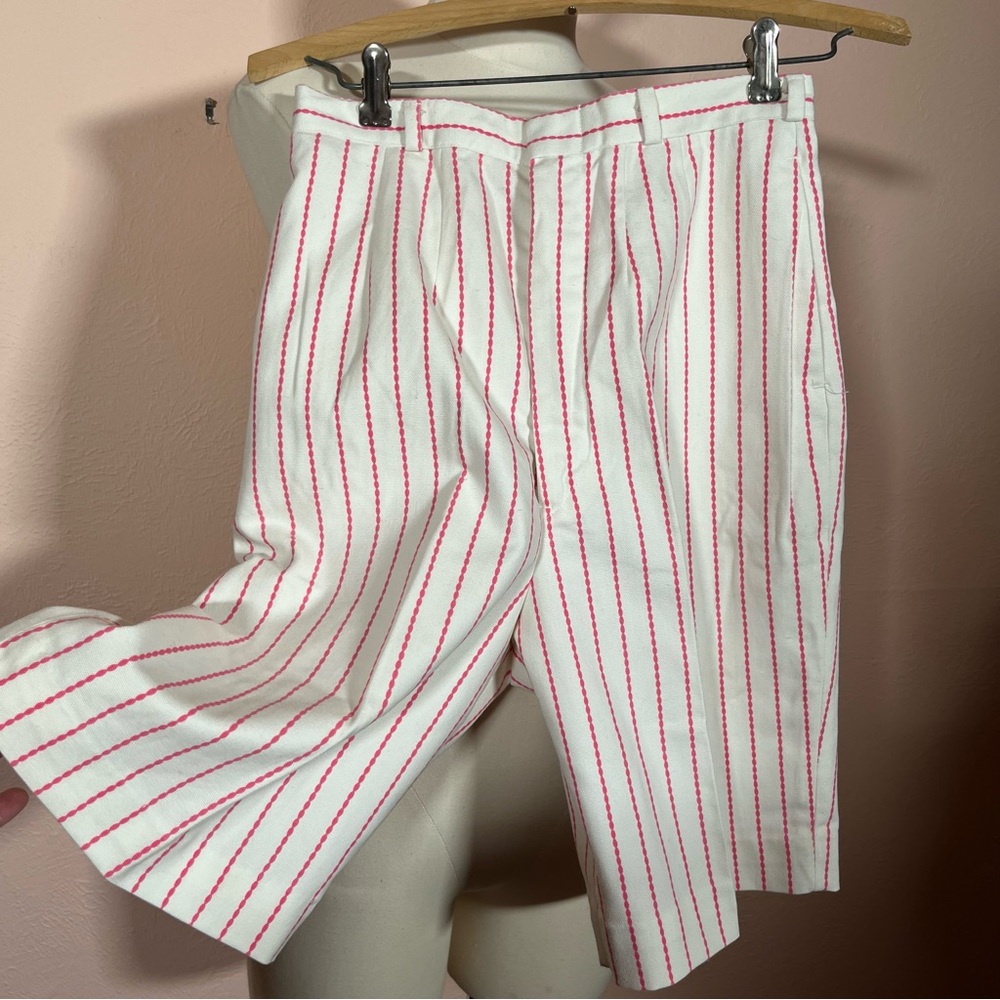 Vintage 1940's Haymaker white Pink High Waist Feminine Coquette Girl Shorts S